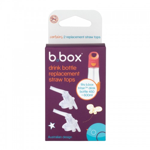 B.box Tritan Drink Bottle Replacement Straw Top (2pk)